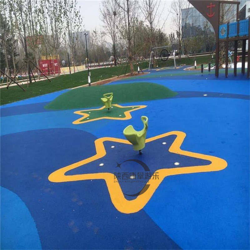 商場戶外EPDM塑膠地面跑道